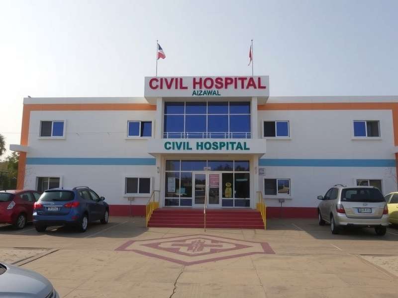 Civil Hospital Aizawal building exterior